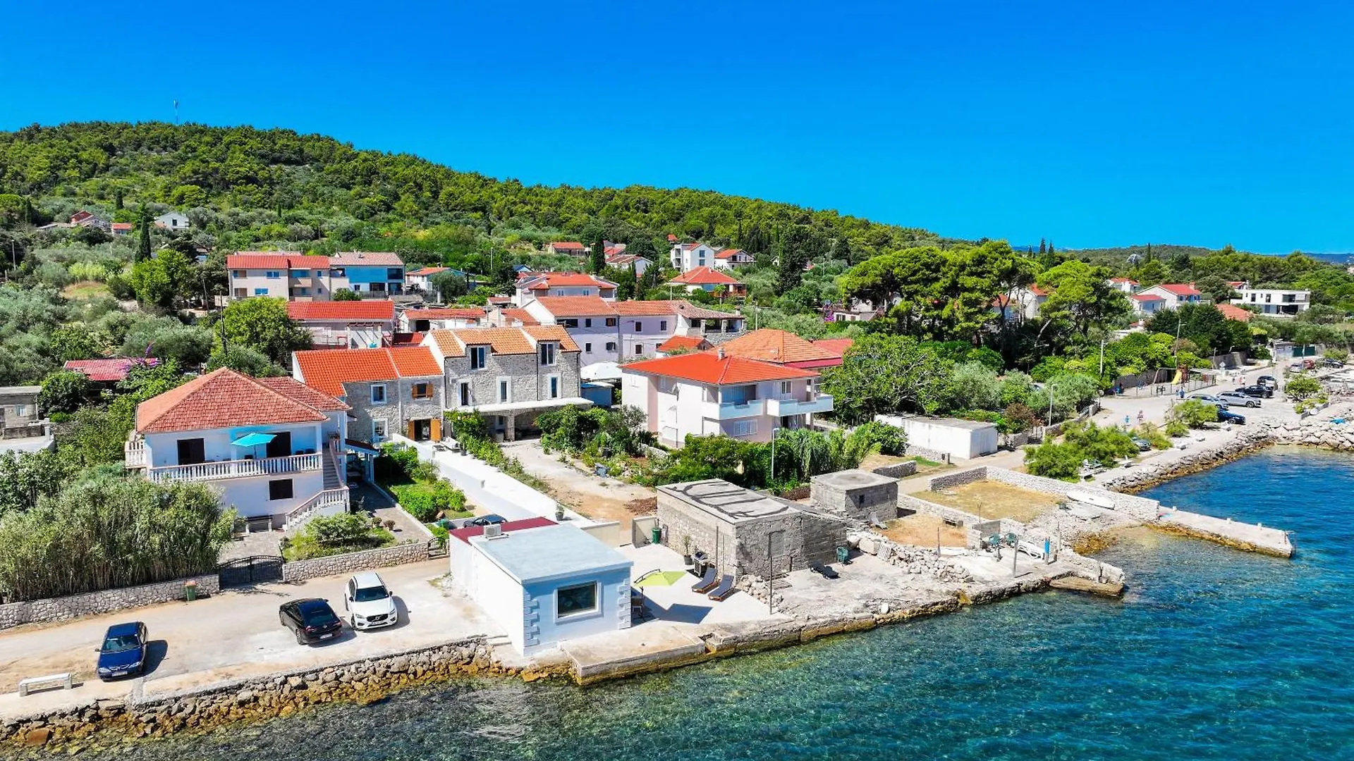 Villa Skalja Beachfront House Magazin Ždrelac